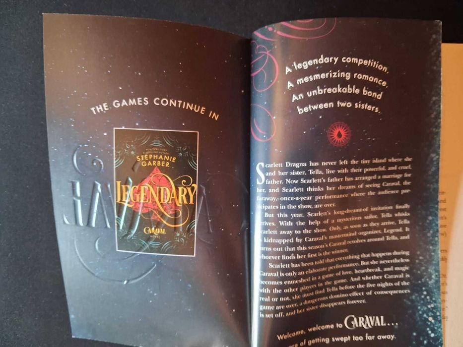 Livo "Caraval" de Stephanie Garber