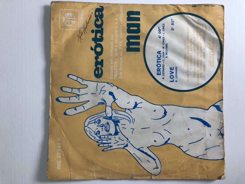 Man - Erotica (single em vinil)