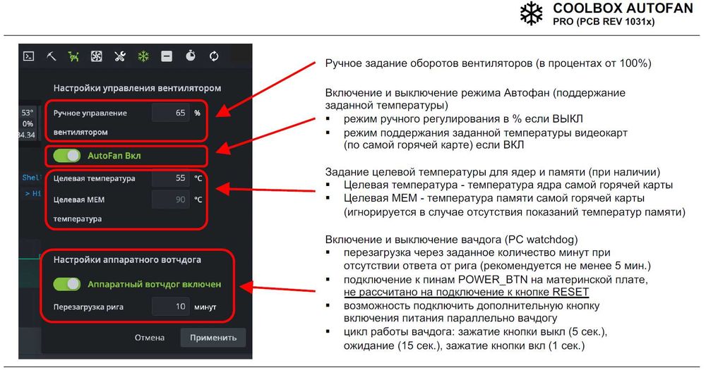 CoolBOX Autofan Кулбокс автофан