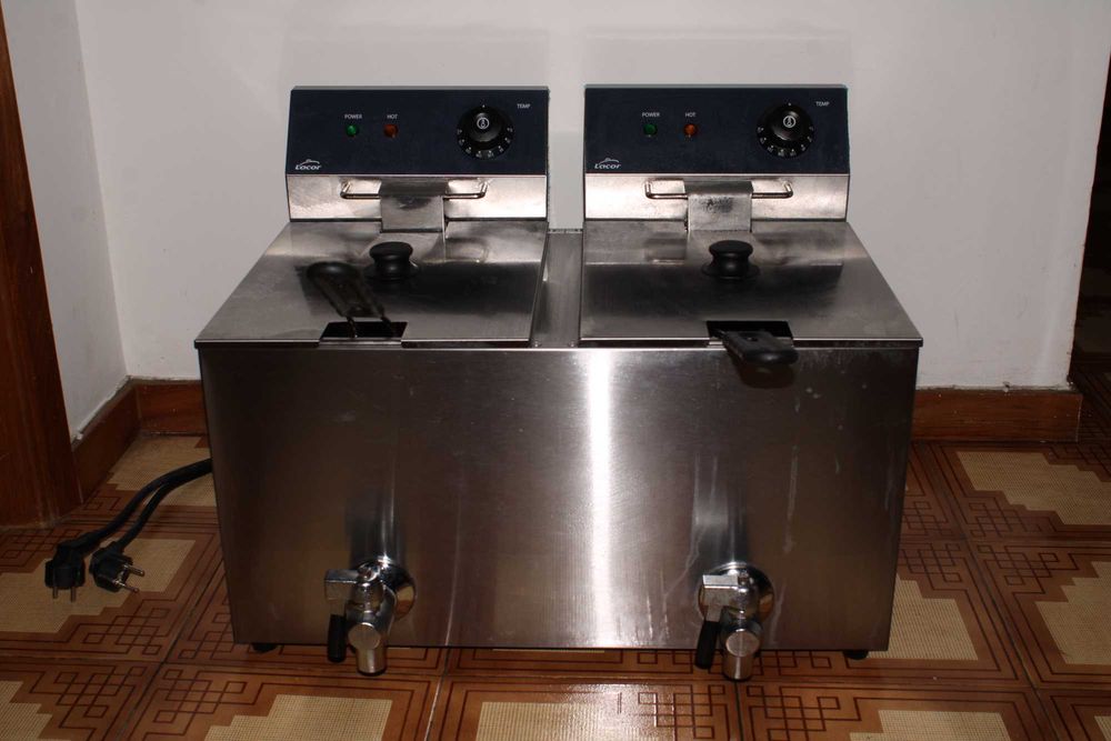 fritadeira eletrica Lacor 2x8L