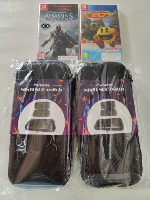 Jogos nintendo switch selados  Assassin's Creed ezio pac man