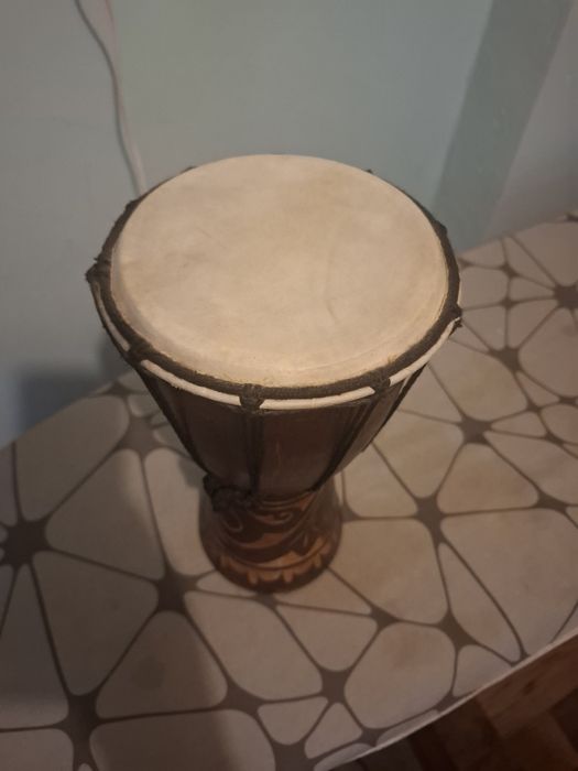 Bongos mały drewniany