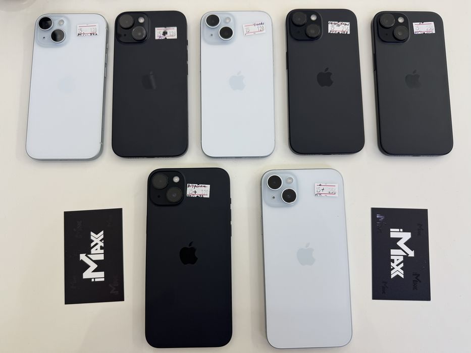 iPhone 15, 15+ Plus 128, 256gb Blue, Black, Європа, Фіз. Сім Неверлок