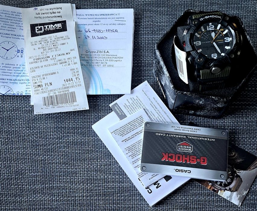 Zegarek g shock gg b100 1A3ER