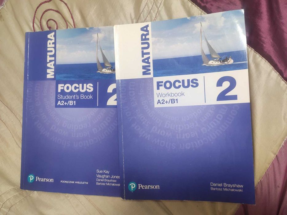 Focus 2 Student’s book i Workbook (A2+/B1) Pearson, używany