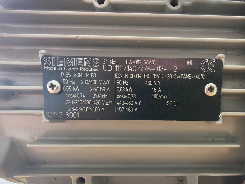 Silnik Siemens 1LA7083-6AA10 IP55