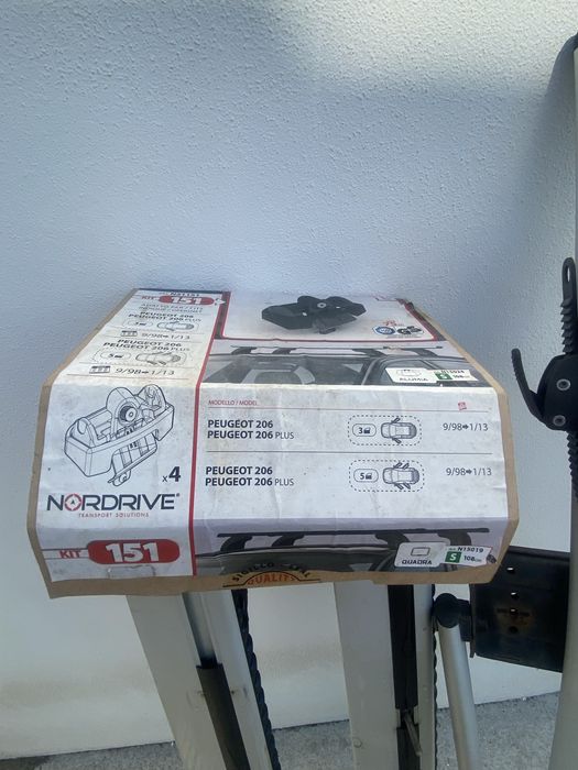 Barra com suporte para bicicleta