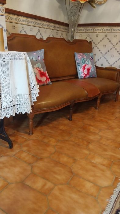 Canapé sofá vantagem castanho