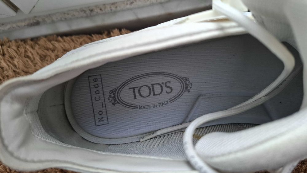 Sneakers italianos usados um vez Tod's 40.5 - SALDO