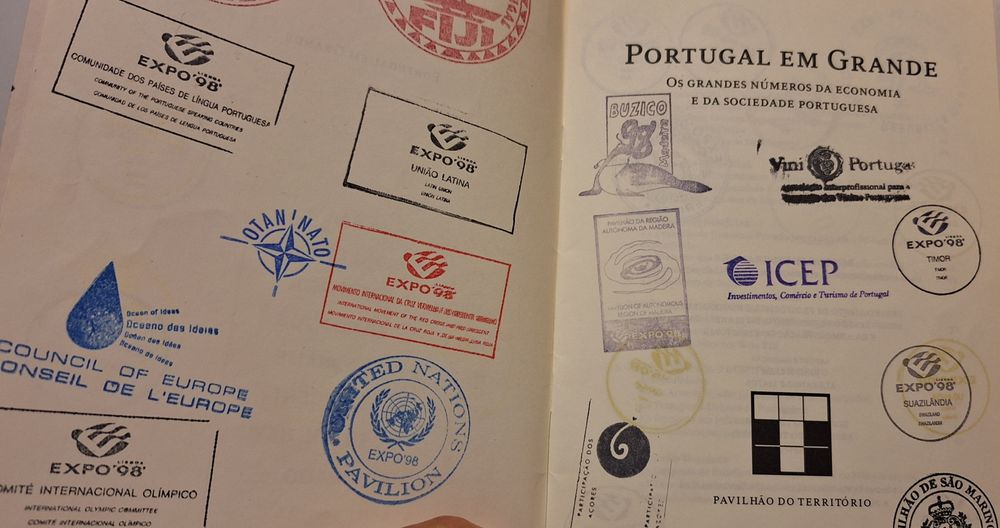 Portugal em grande. Livro da Exp. 98