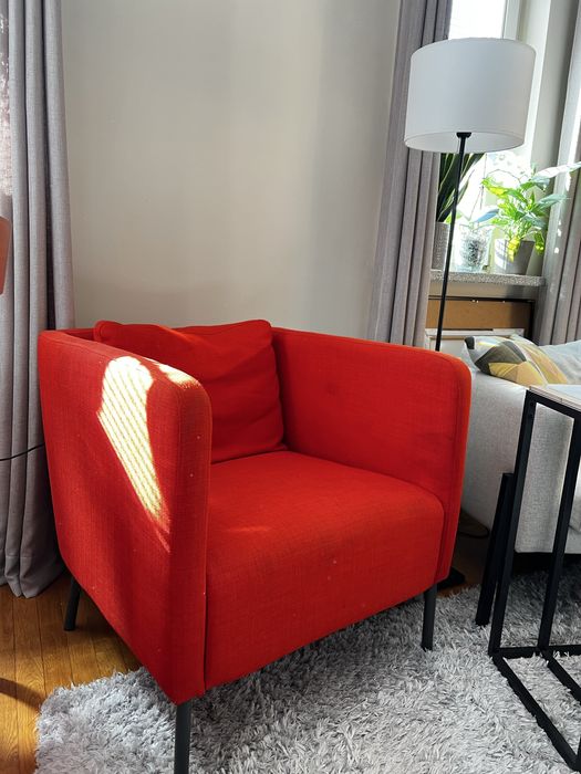 Fotel pomarańczowy 70x70 uzywany