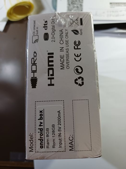 BOX TV Android 14 q7 - 8K-128GB