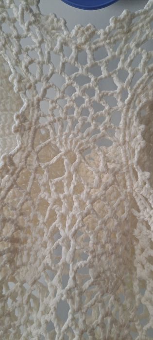 Top renda branco s
