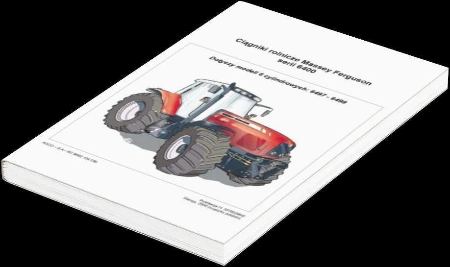 Instrukcja MF Massey ferguson 6497, 6499
