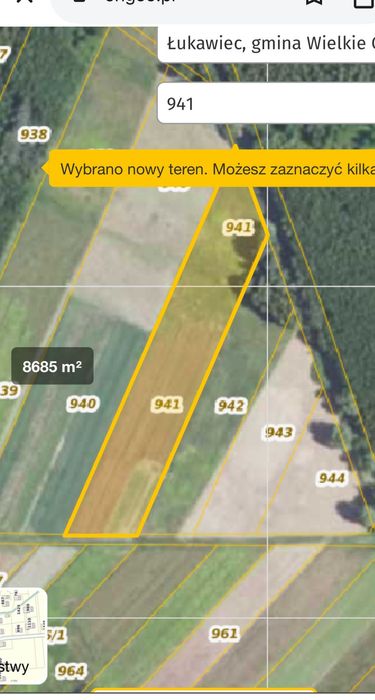 Działka na sprzedaż