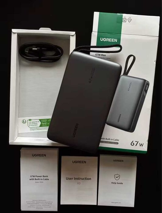 Повербанк UGREEN Nexode 67W Power Bank Fast Charging 20000mAh