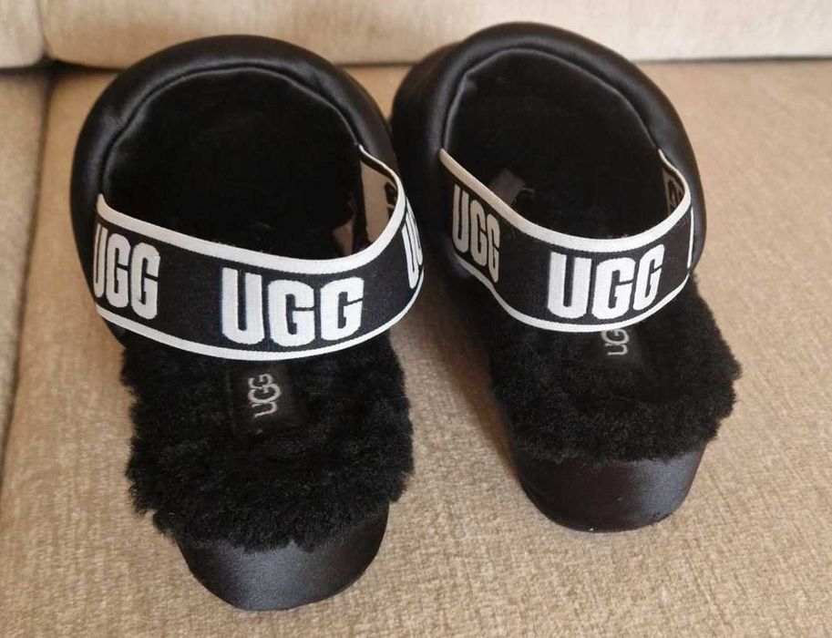 Klapki UGG na platformie r.40