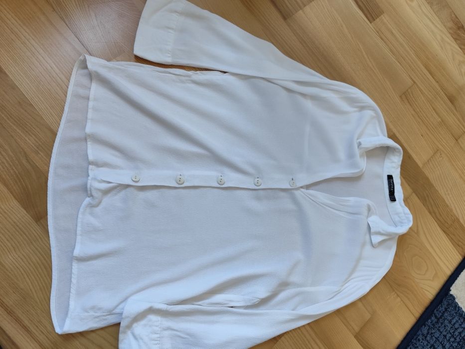 Koszula kremowa Bershka r.S