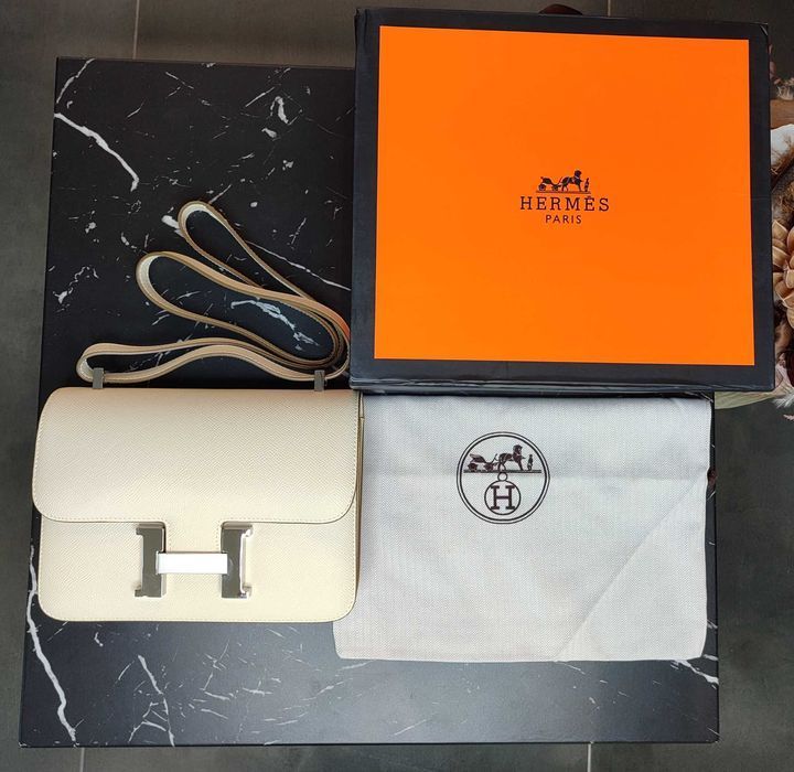 Сумка Constance 24 Epsom Bag Craie Palladium Hardware