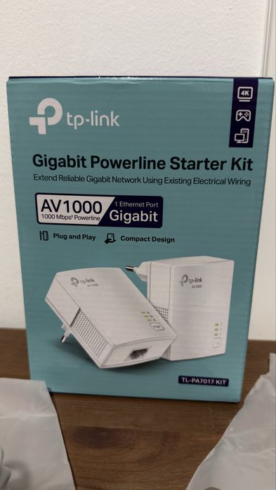 Powerline Tp-Link AV1000 Internet na casa toda