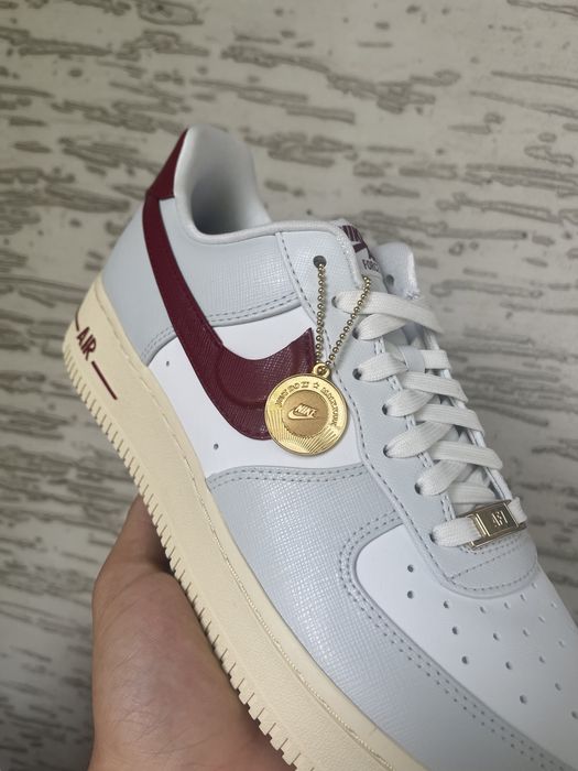 Nike Air Force 1 Low Just Do It Photon Dust Team Red 44 *NOWE*