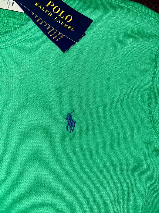 Кофта Polo Ralph Lauren оригинал, зеленый цвет