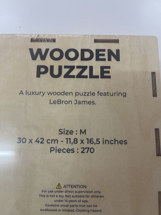 Puzzle em Madeira LeBron James