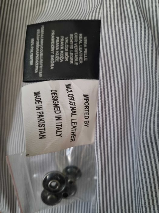 kurtka skorzana pikowana