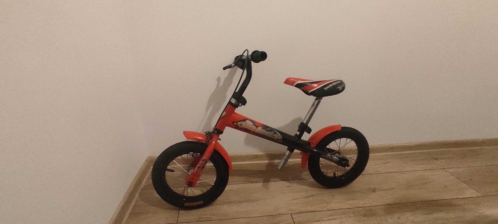 Rowerek biegowy z hamulcem