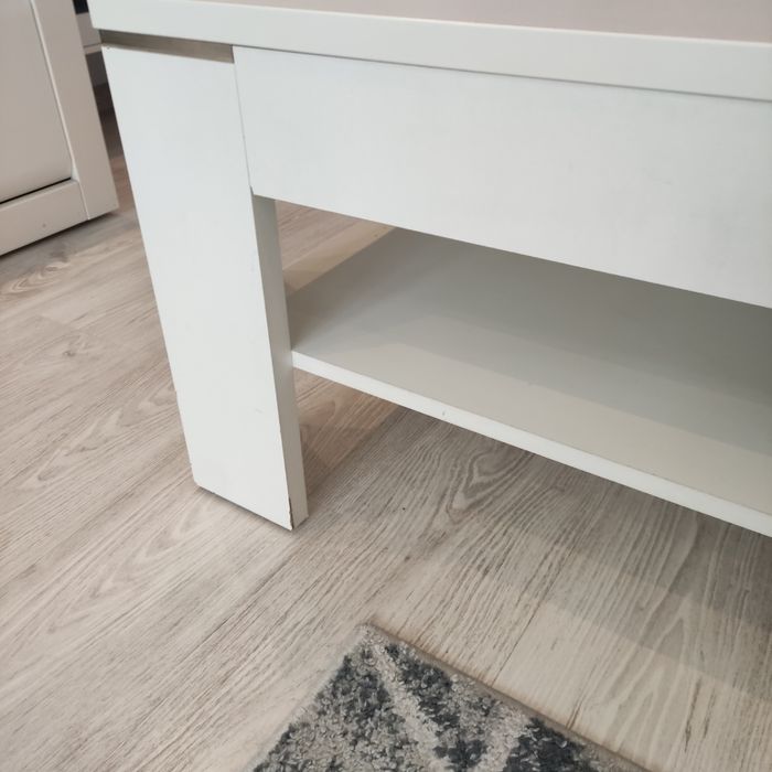 Biała ława/ stolik kawowy