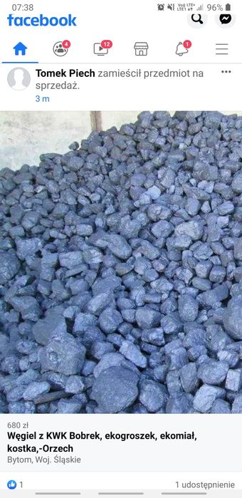 Miał  weglowy , wegiel orzech I