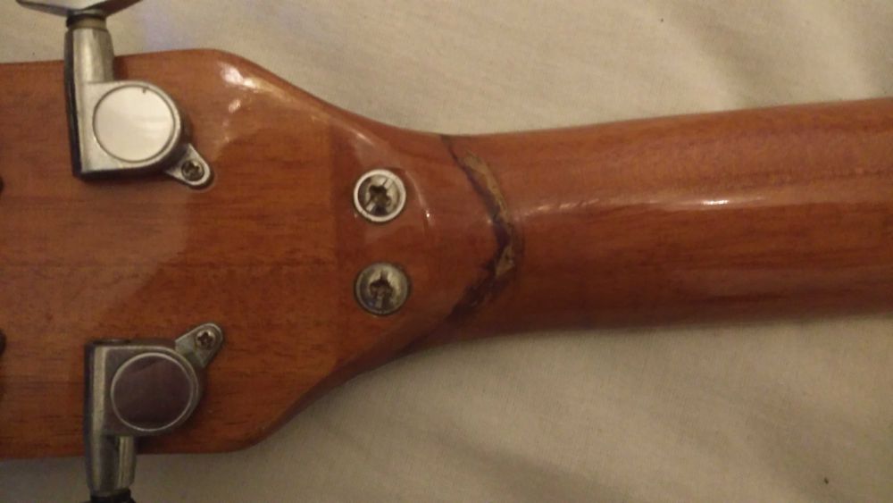 Guitarra acustica marca stol recuperada