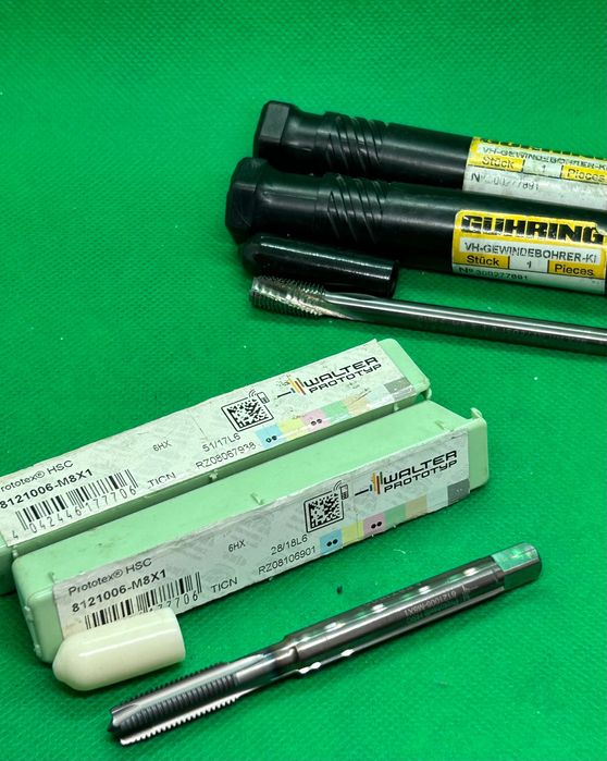 Метчики Guhring, ТВЕРДОСПЛАНЫЕ,HSS-E-PM 8х1 14х1,25 14х1,5 1/2-13 UNC