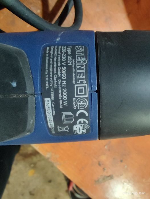 Opalarka Steinel HL 1920E, 2x dysza