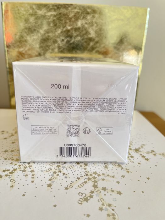 Dior J'Adore snowe gel, żel pod prysznic 200 m nowe zapakowane