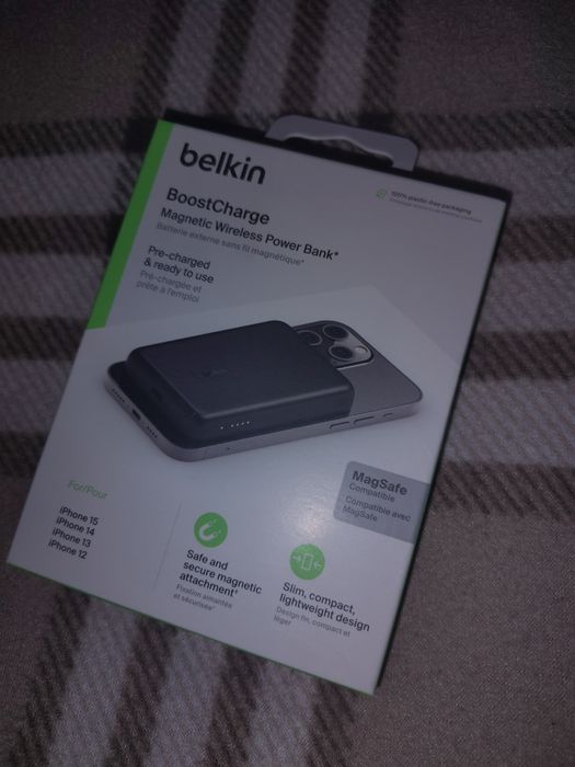 Акумулятор портативний літій-іонний Power Bank Belkin 2500mA  5Вт Black