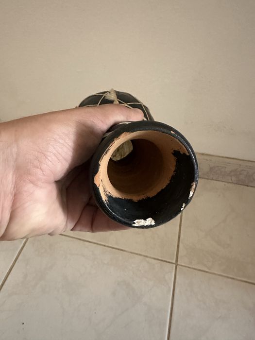 3 Djembe metal e barro