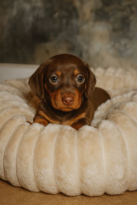 Jamnik Miniaturowy Suczka Czekoladowa