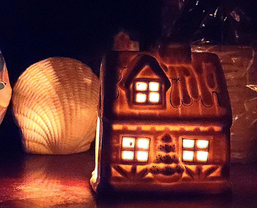 Безопасные подсвечники со свечками