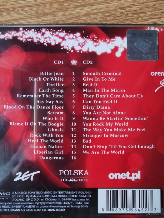 Michael Jackson King of pop 2cd