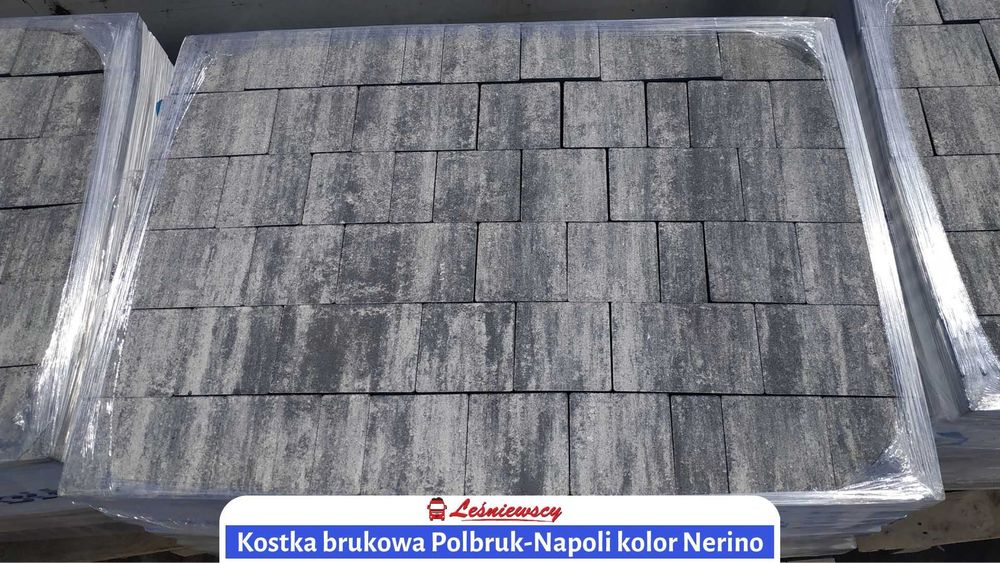 Kostka brukowa Polbruk-NAPOLI na podjazd/taras/schody gr.6cm transport