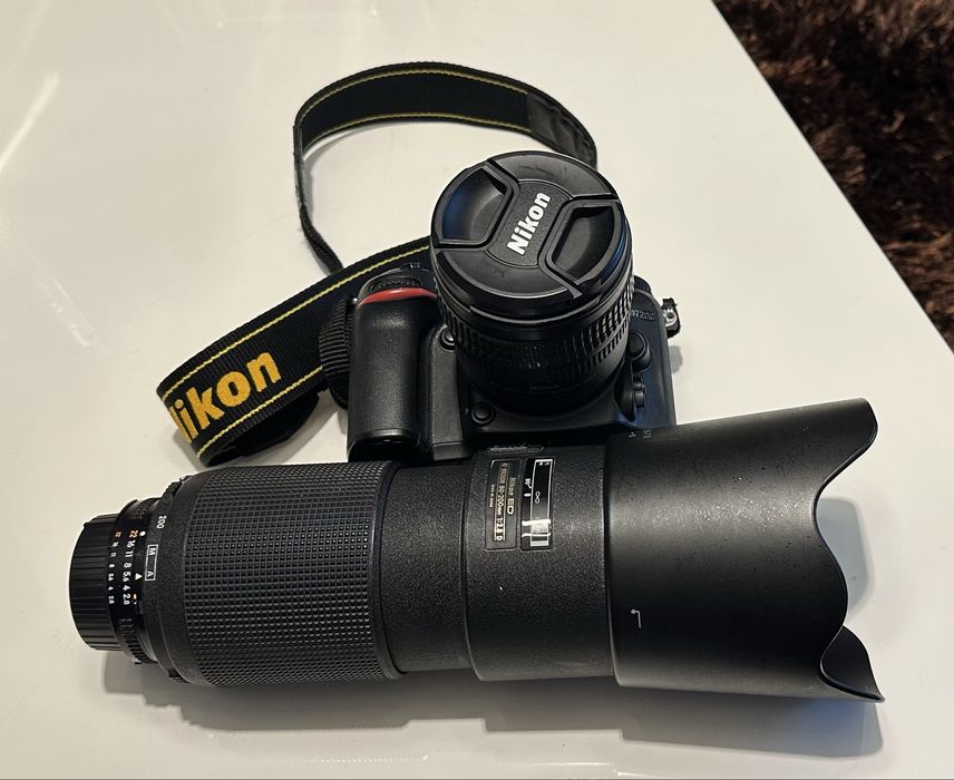 Nikon D7200 com Objectiva 80-200 2.8 + 18-70