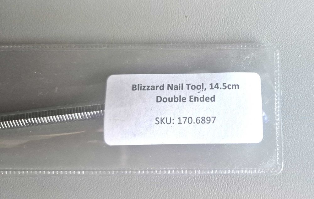 Blizzard Nail Tool, 14.5 cm, Double Ended
