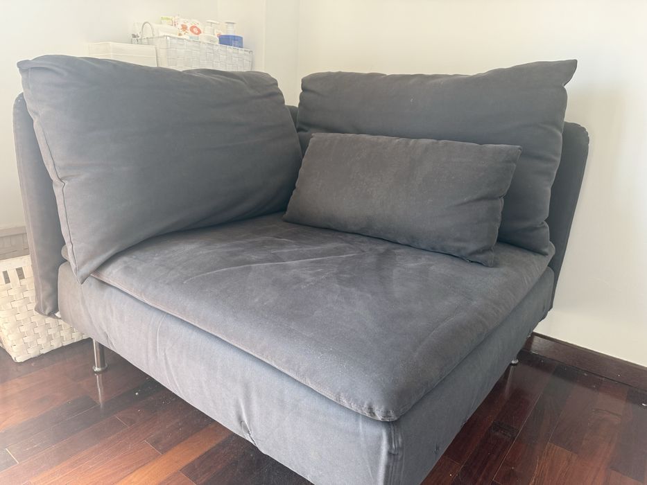Vendo Sofa Soderhamn Ikea cinza escuro