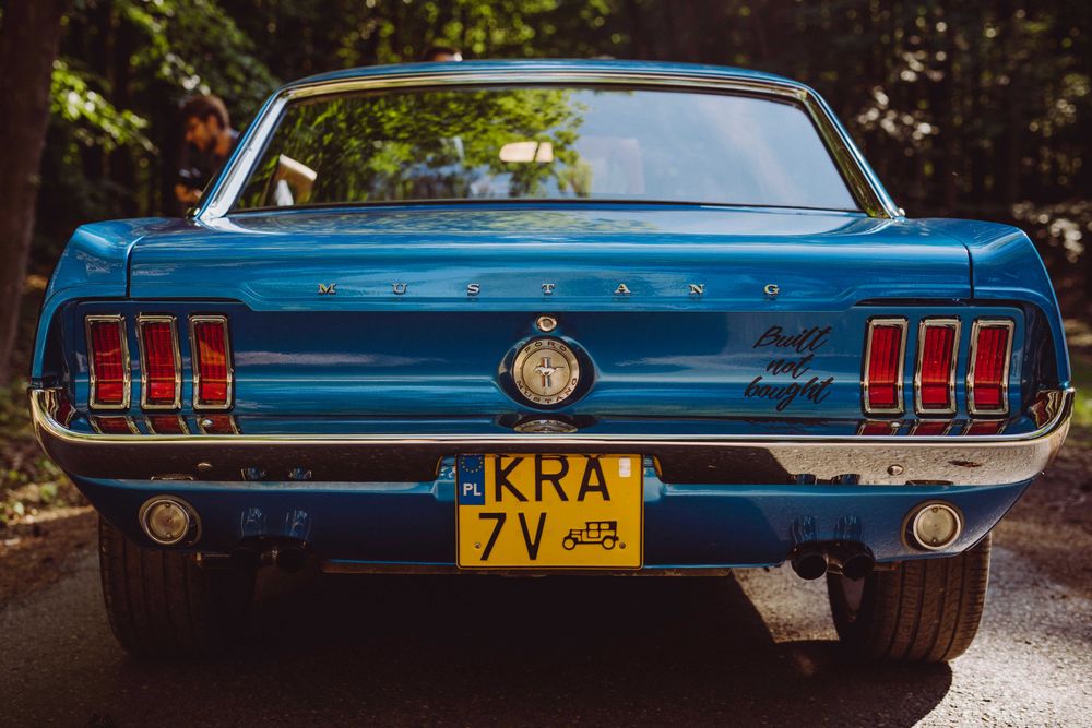 Mustangiem do ślubu. Ford Mustang 1967 V8