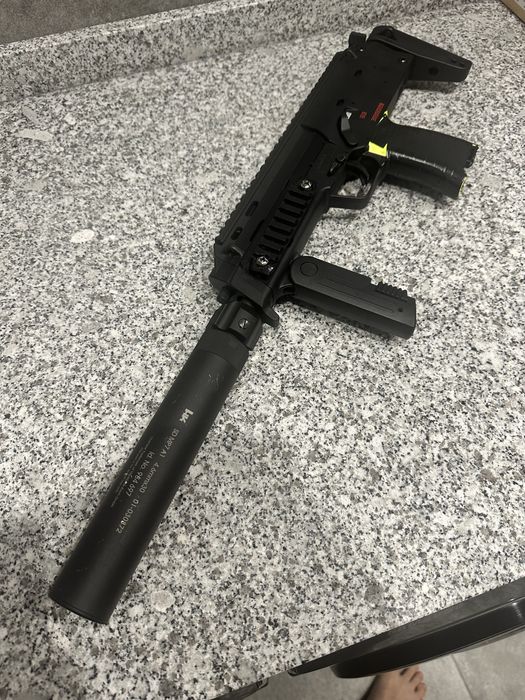 HK MP7 Silenciador Airsoft