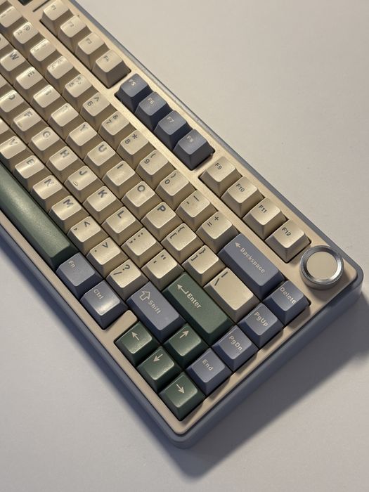 Клавіатура AULA F75 Green механічна бездротова 75% + кейкапи