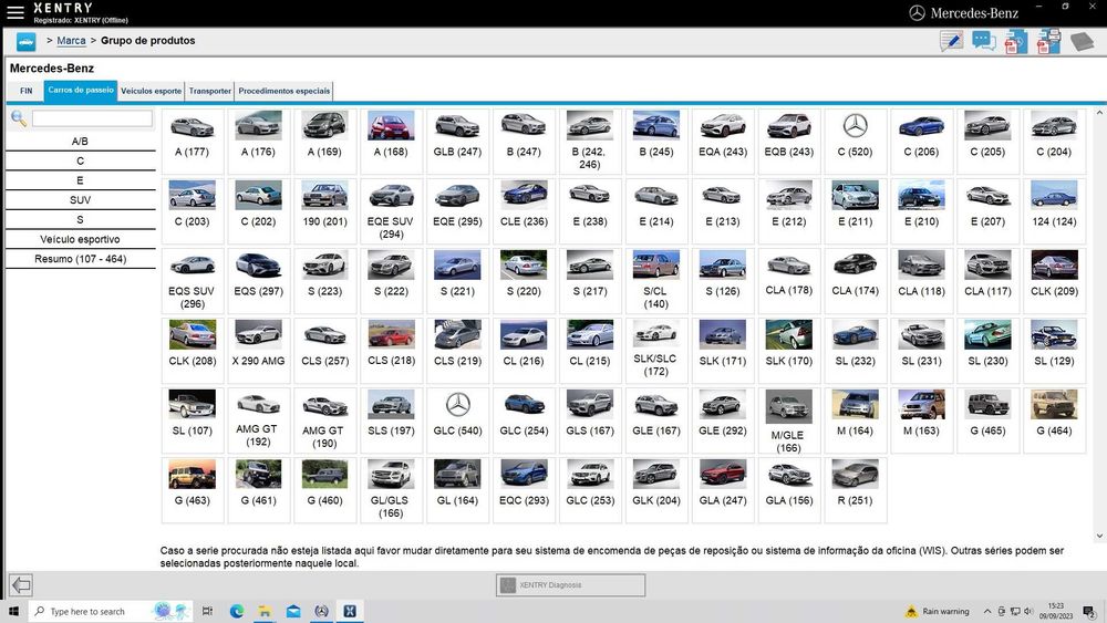 Multiplexer C6 Xentry/DAS diagnostico Profis Mercedes Doip e FDcan