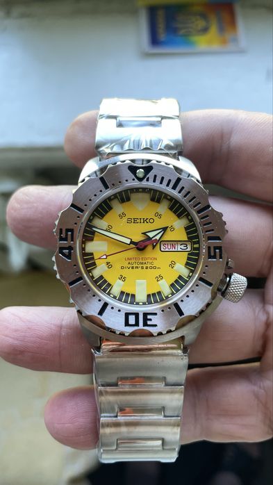 Seiko Yellov Monster SKZ203K1 MOD: 7 800 грн. - Наручные часы