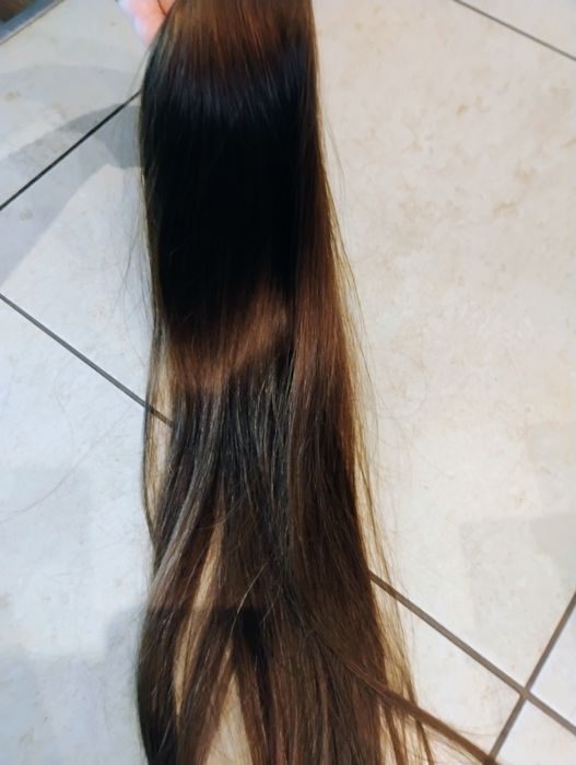 Włosy naturalne 65 cm tape 17 kanapek okazja